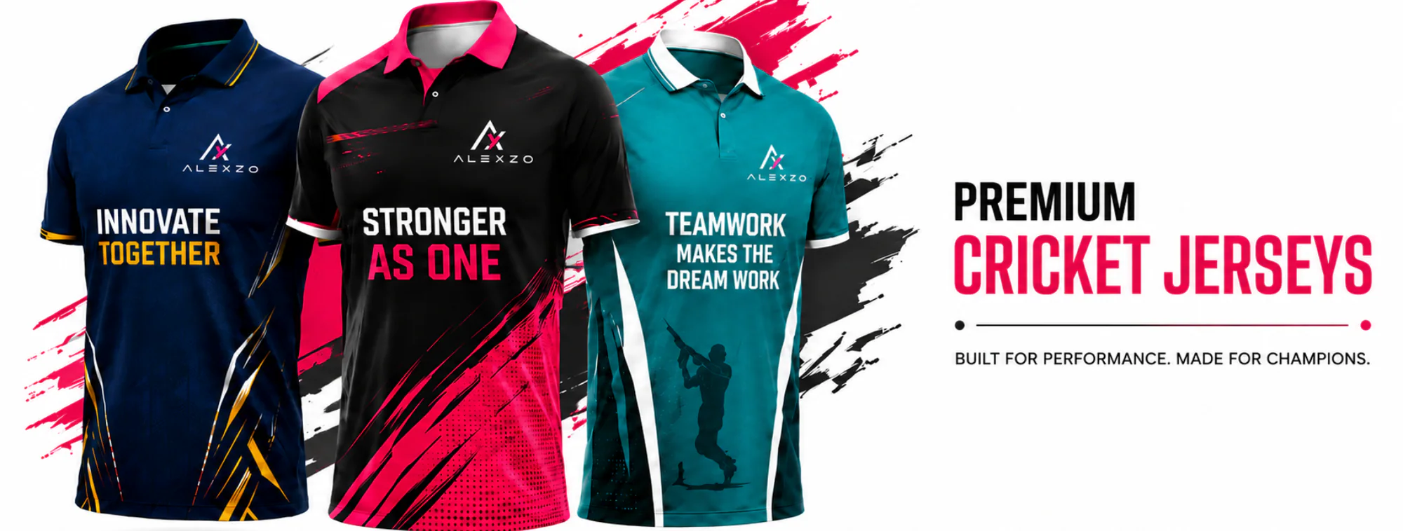 Alexzo premium cricket jerseys